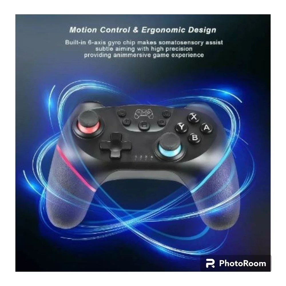 Wireless Controller for Nintendo Switch N-SL Bluetooth USB-C Charging Black NOB